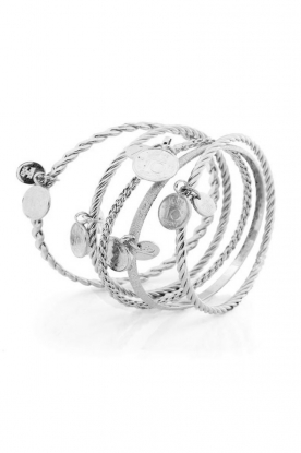 Set of 5 Bangles | silver
