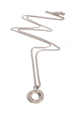 TOV ESSENTIALS |  Necklace Circle 80 cm | silver