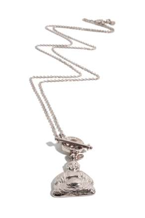 Necklace Circle 80 cm | silver