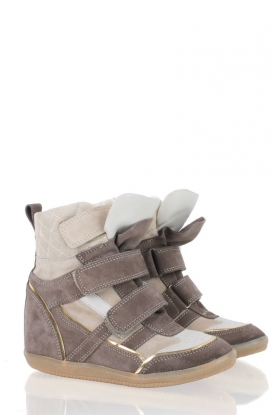 Wedge sneaker Virginia | brown/beige