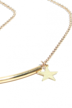 Mimi et Toi |  Necklace Pipe | gold