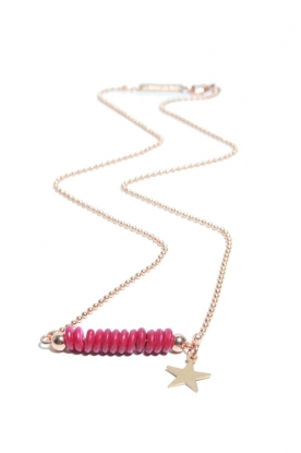 Necklace Summer | bordeaux