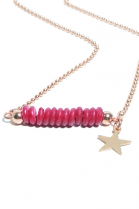 Mimi et Toi |  Necklace Summer | bordeaux