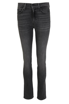 7 For All Mankind |Mid waist skinny jeans Roxanne L30 | zwart