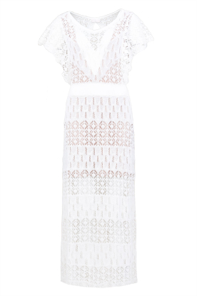 Liu Jo |Crochet jurk met onderjurk Florio | wit