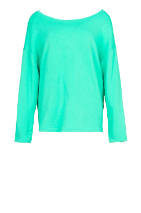 American Vintage |Zachte oversized sweater Hapylife | groen