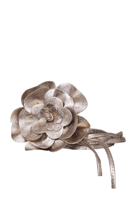 Little Soho |Riem met bloemdetail Flower | koper