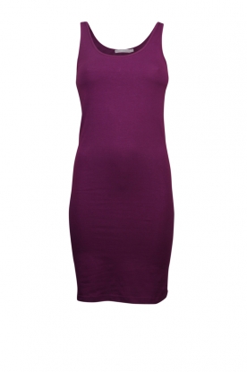 Basic dress Texel | grape purple