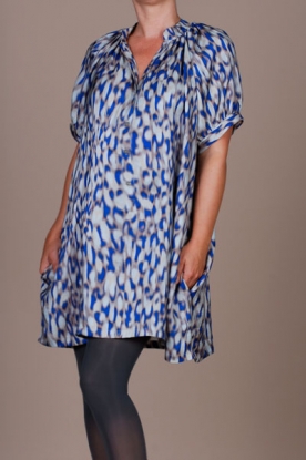 Zijden Print jurk | waterprint