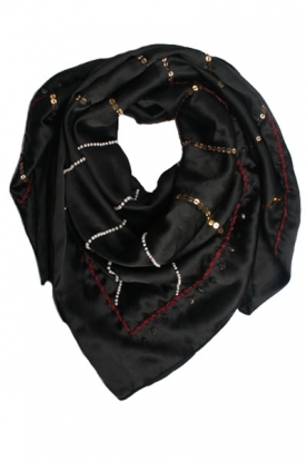 Luxe Glamour Sjaal  | black