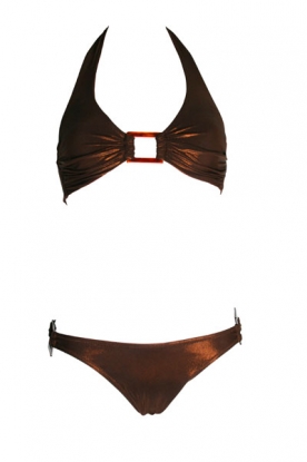 Melissa Odabash | Halter bikini Pisa | brown