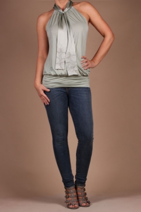 Ambre Babzoe | Top Laquetta| blue tea