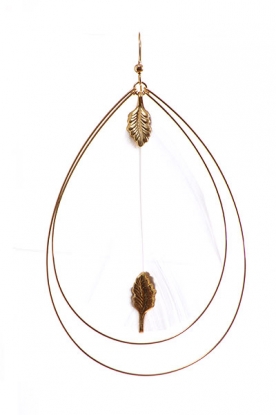 AH Jewelry | 14k goldfilled earrings Goose wit