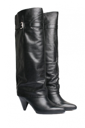 Greenwich Leren Boots | zwart