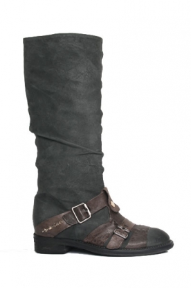 Manila Grace | Stivale Boots | darkgrey/brown