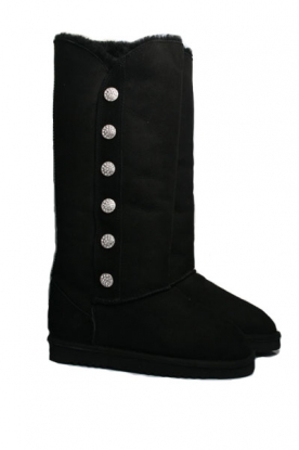 Sheepskin boot Gypsy Jewel | black