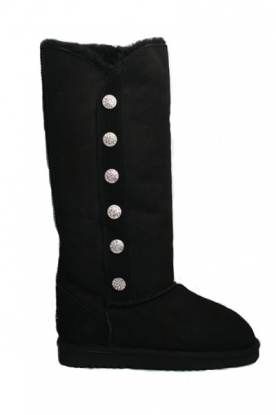 Love From Australia | Sheepskin boot Gypsy Jewel | black