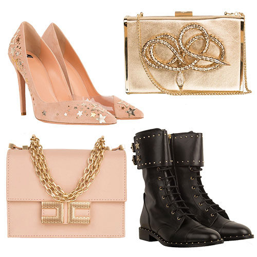 Elisabetta Franchi fall/winter 2017 shoes and bags