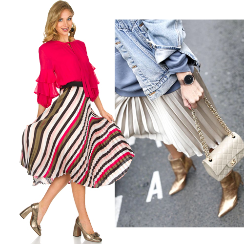 How to wear How do you combine metallic leather shoes? Little Soho