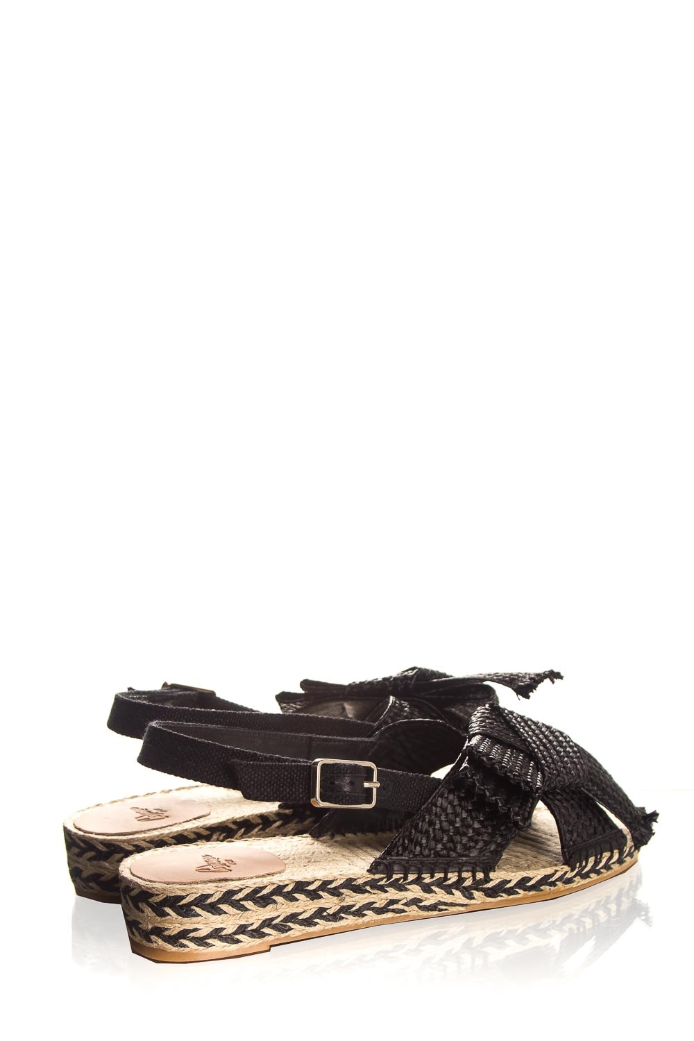 Sandalen met strik Shania | zwart | Castaner | Little Soho
