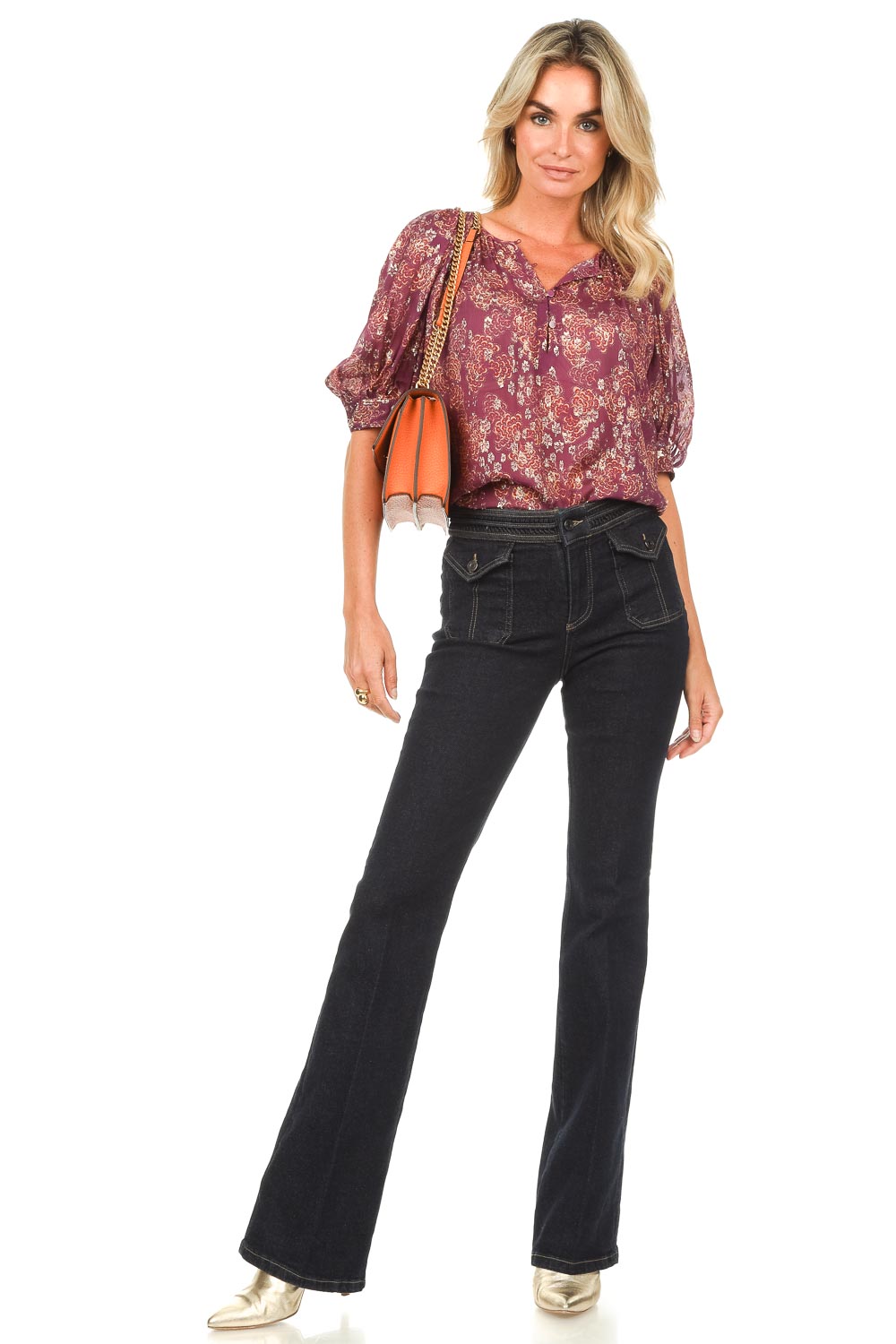 Bootcut jeans Nano blauw Vanessa Bruno Little Soho