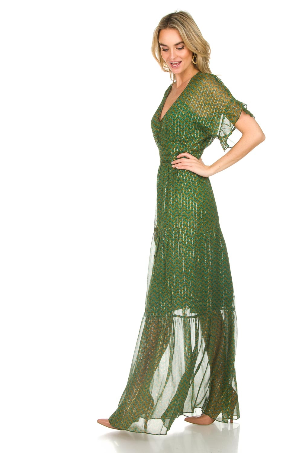 Ba&sh Dress Vaddie in Green