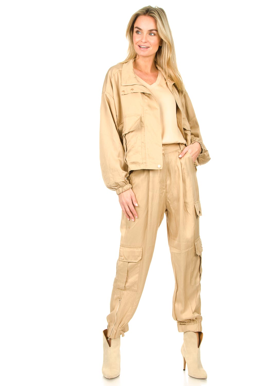 Cargo pants Aviv | camel | Copenhagen Muse | Little Soho