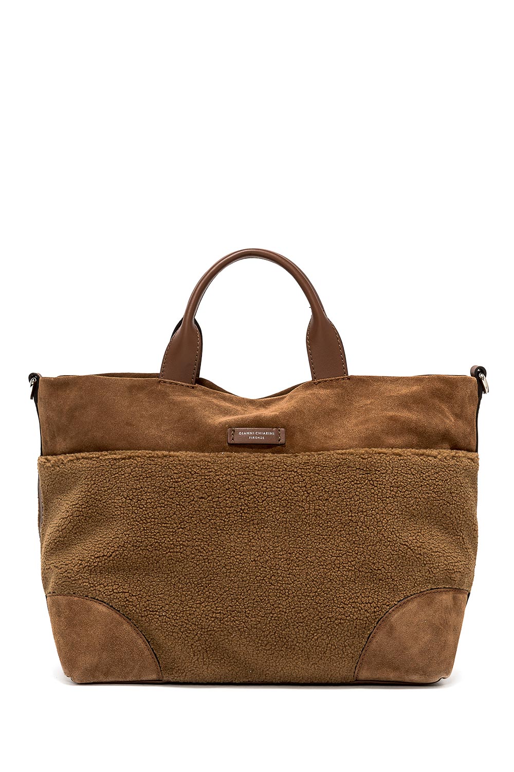 Leather handbag Duna | camel... | Gianni Chiarini | Little Soho