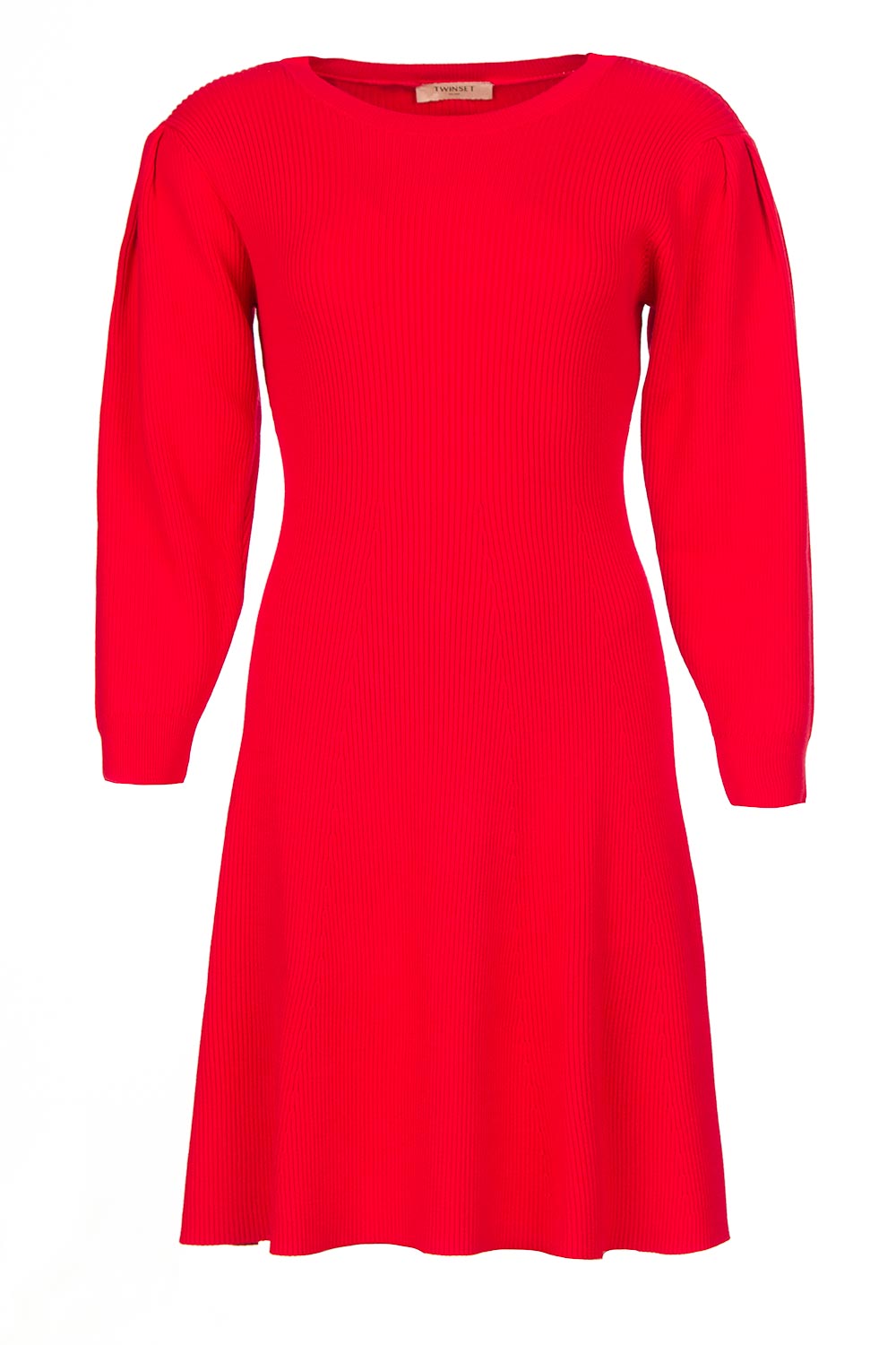 Ribbed knit dress Milano | red... | Twinset | Little Soho