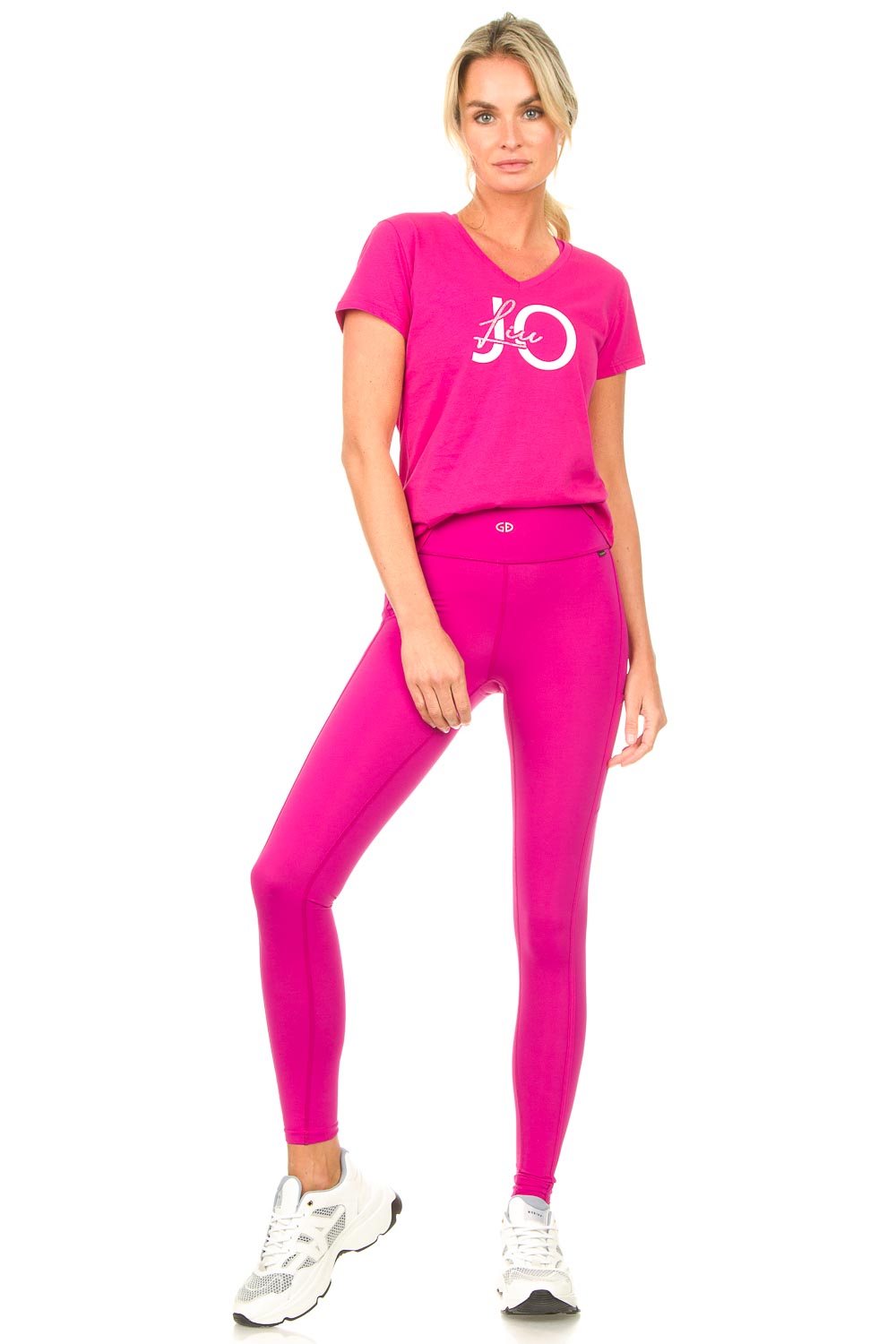 ALONG FIT Sportlegging voor dames, met zak, ondoorzichtig, hoge taille, lange sportbroek, loopbroek, vrouwen, buikweglegging, yoga, gym tights fitness, 6-thermo zwart, XL