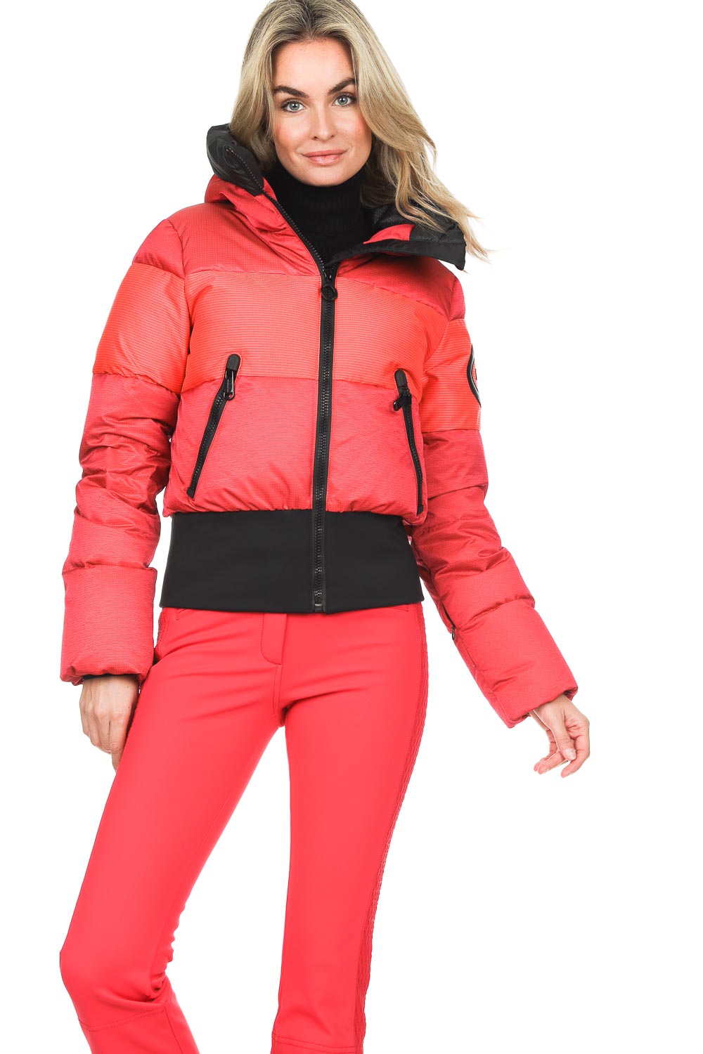 Ski-jas met donsvulling Fever | roze | Goldbergh | Little Soho