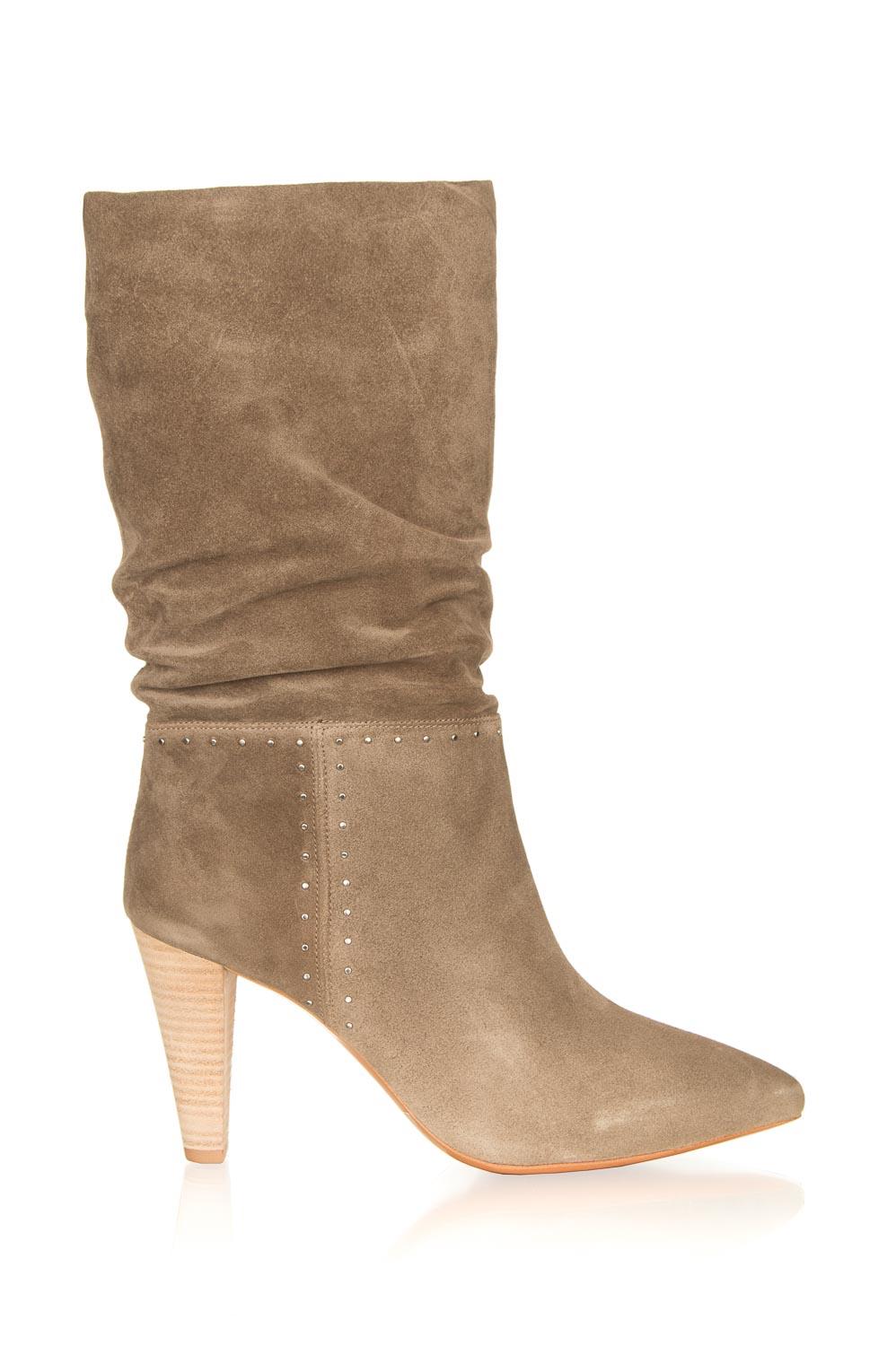 Suède afzaklaarzen Clem | beige | ba\u0026sh | Little Soho
