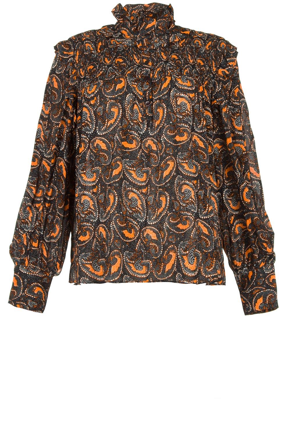 Paisly print blouse Otto | multi | Antik Batik | Little Soho Blouse met print Abbije | roze | Antik Batik | Little Soho
