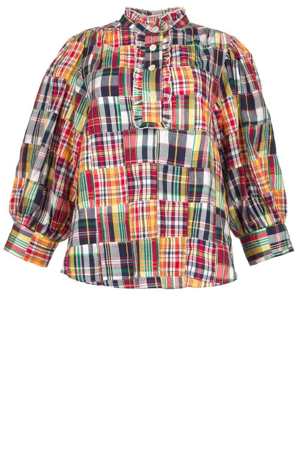 Checkered blouse Jerry | multi | Antik Batik | Little Soho Blouse met print Abbije | roze | Antik Batik | Little Soho
