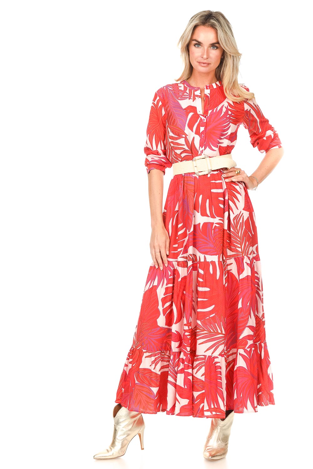 Look Maxi dress with flowerprint Nee