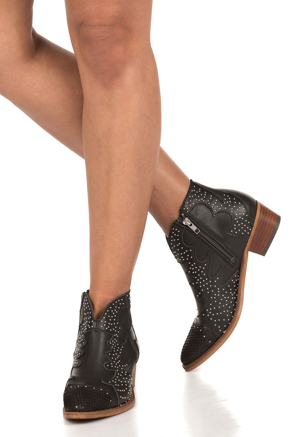 Leather ankle boots Chase | black 