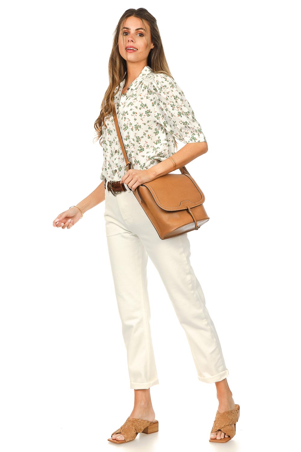 Look Blouse with flowerprint Zoe