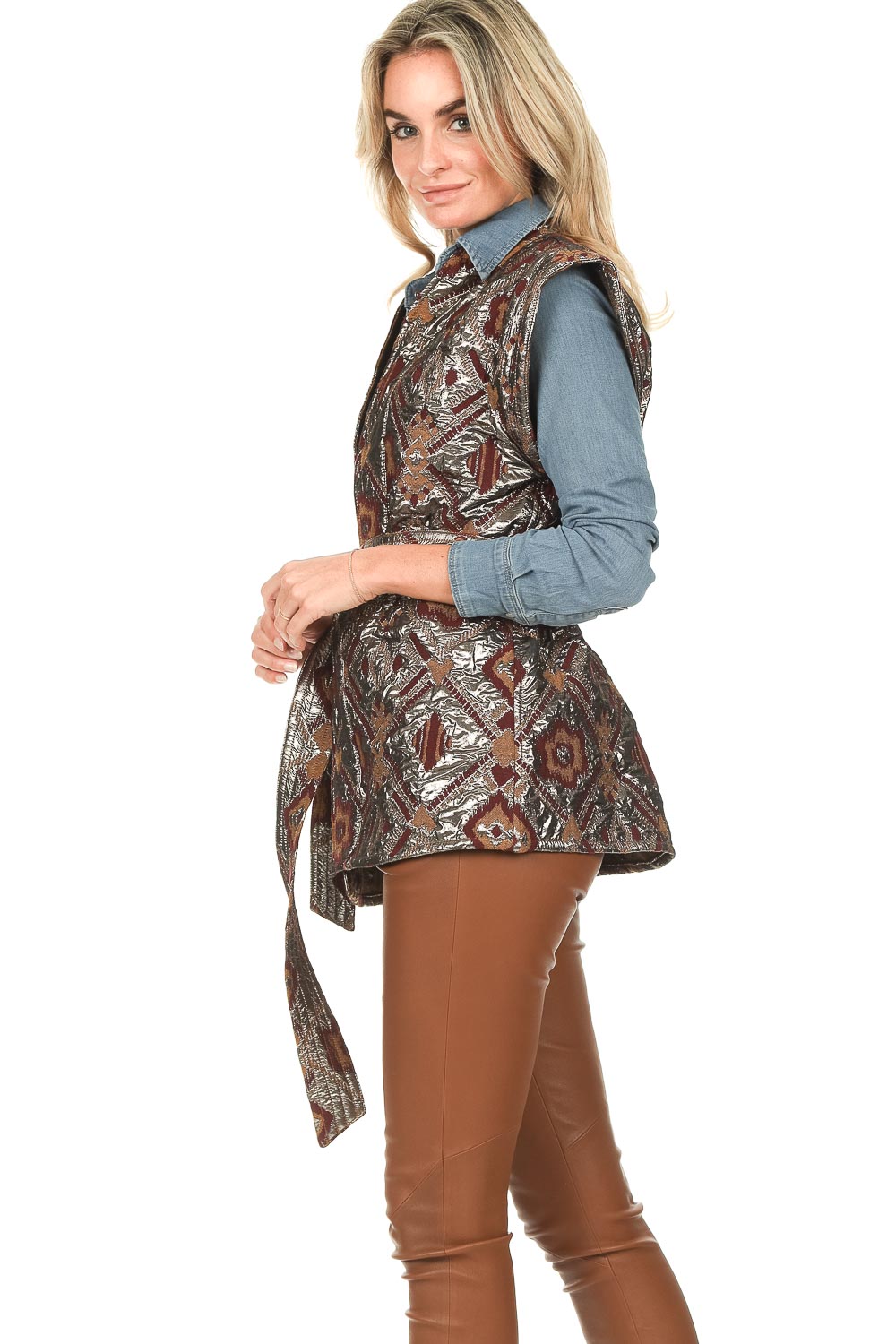 Gilet met krijtstreep | L | 8720723486111
