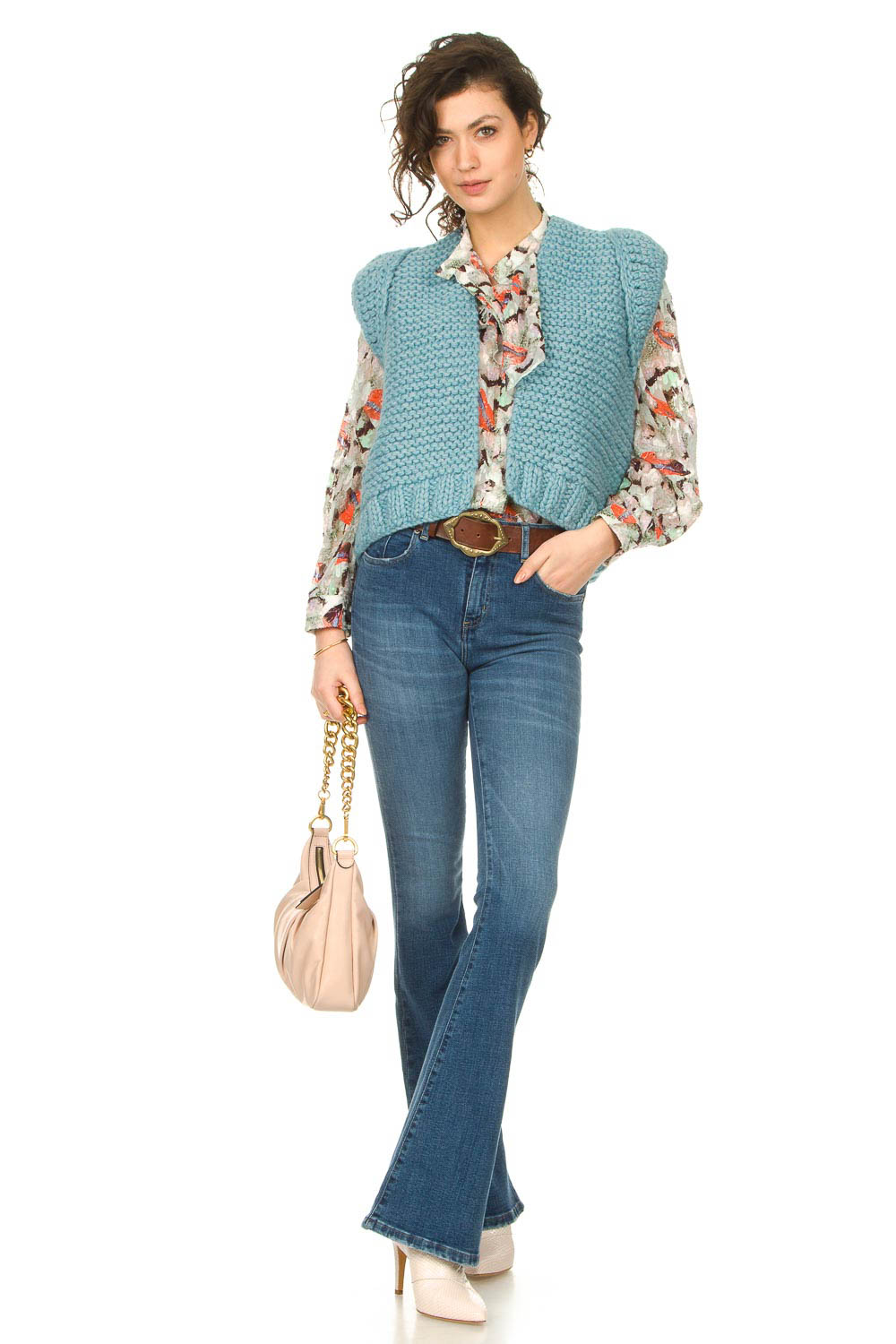 High rise flared jeans L32 Raval | donkerblauw | Lois Jeans | Little Soho