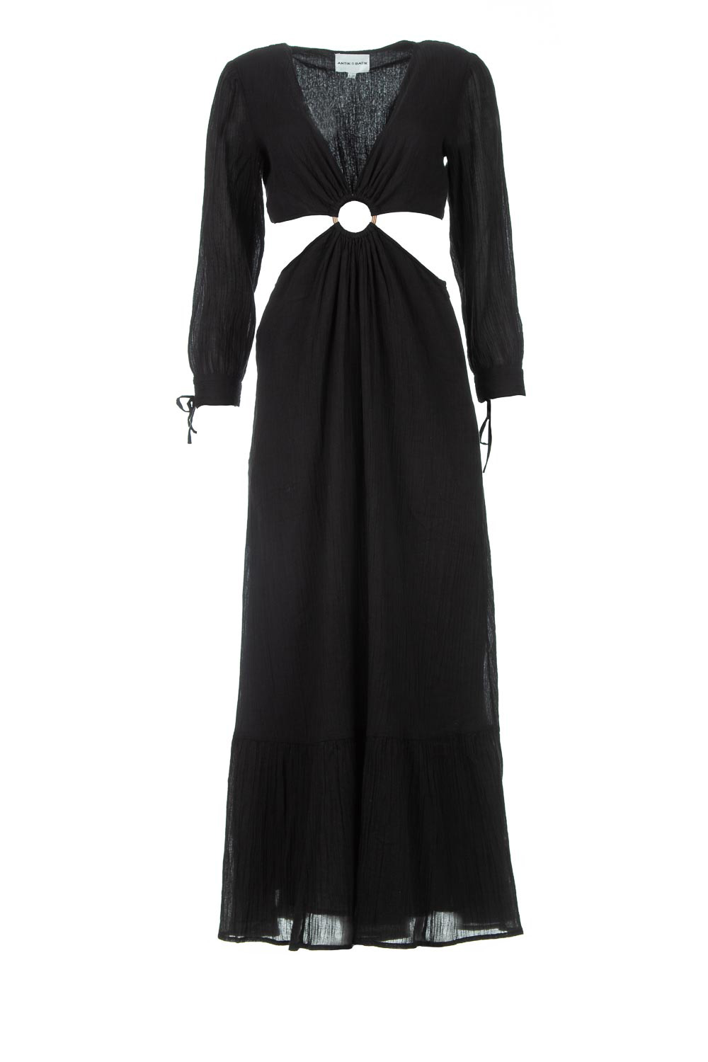 chinese dress ladies LENA long dress with lace embroidery – MILAURA main image 0