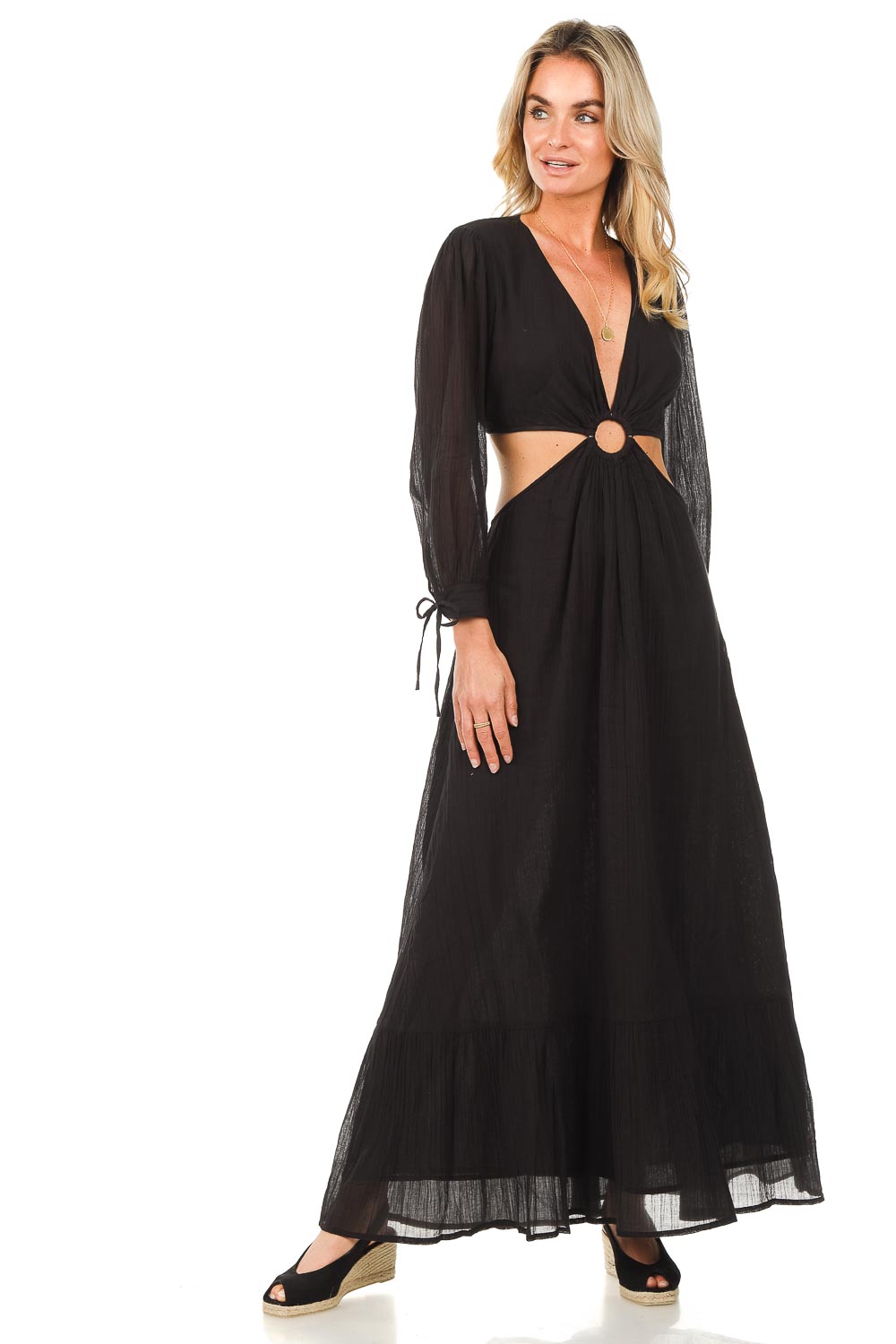 Look Maxi dress with cut-out detail Lia