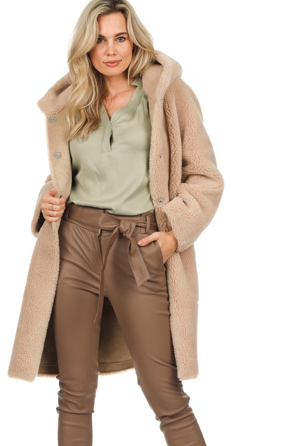 leinwande アウター コートSunset Teddy Coat