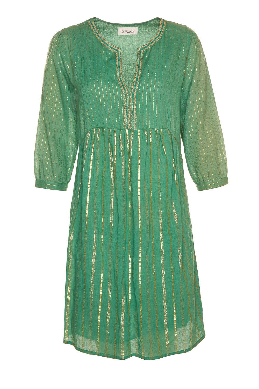 Dress with lurex details Kylie | green... | Les Favorites | Little Soho