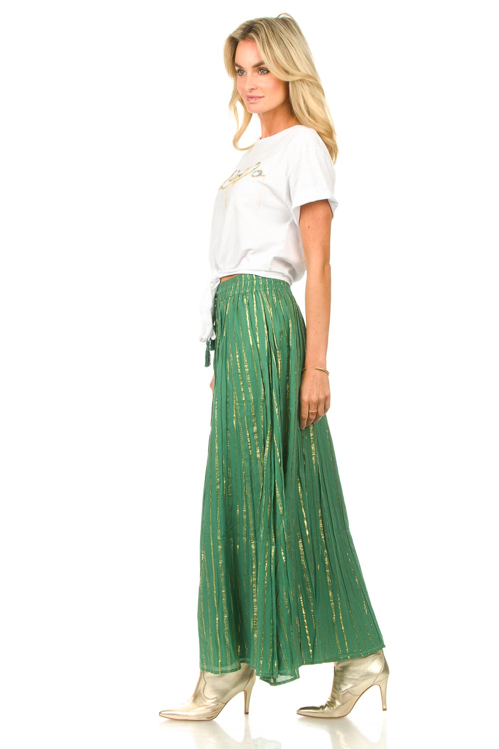 Groene MR MOOD Maxirok MRS MAARE SKIRT