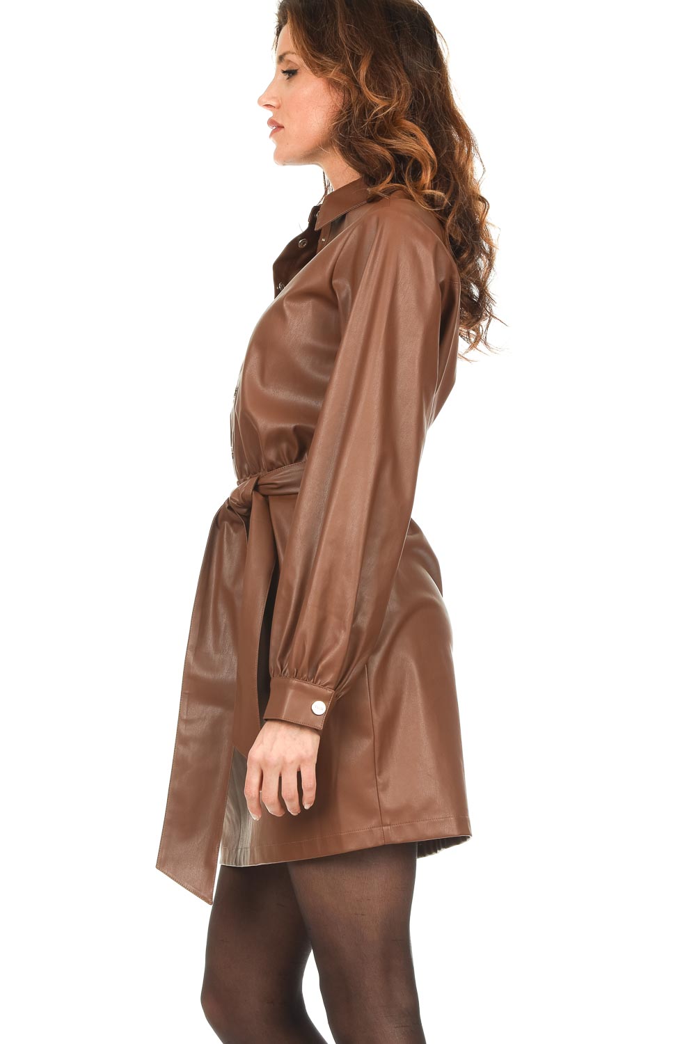 Faux leather dress Lucy | brown... | Liu Jo | Little Soho