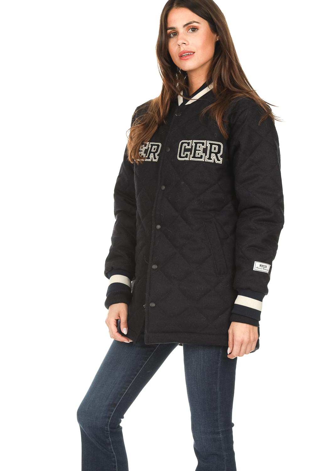 Varsity jacket Mercer blauw Mercer Little Soho