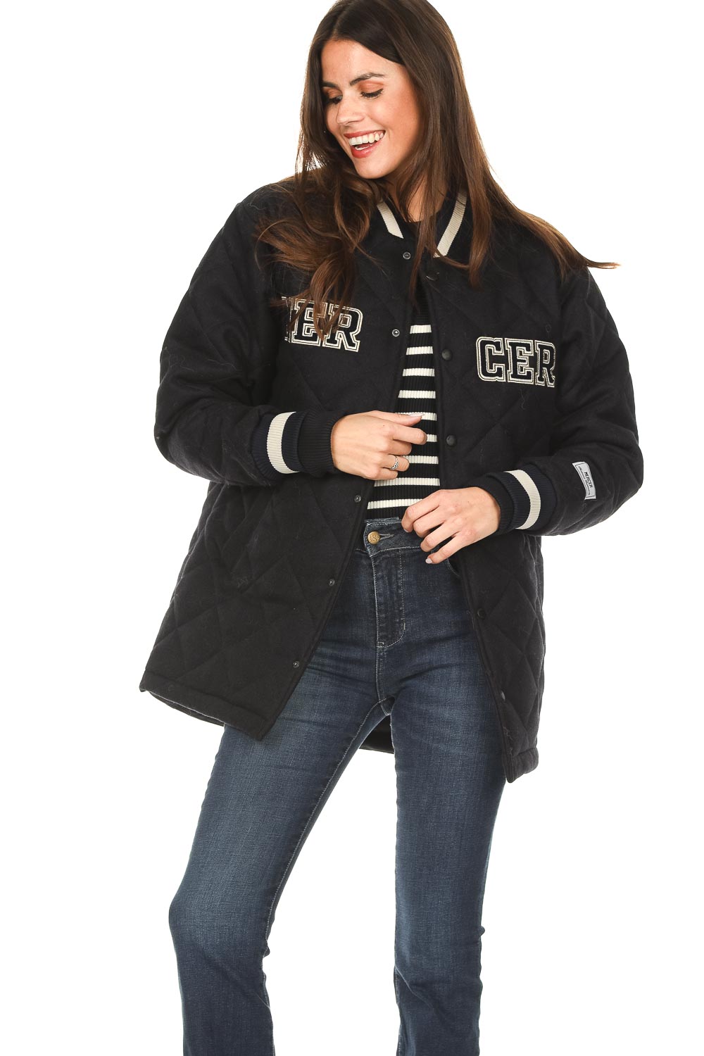 Varsity jacket Mercer blauw Mercer Little Soho