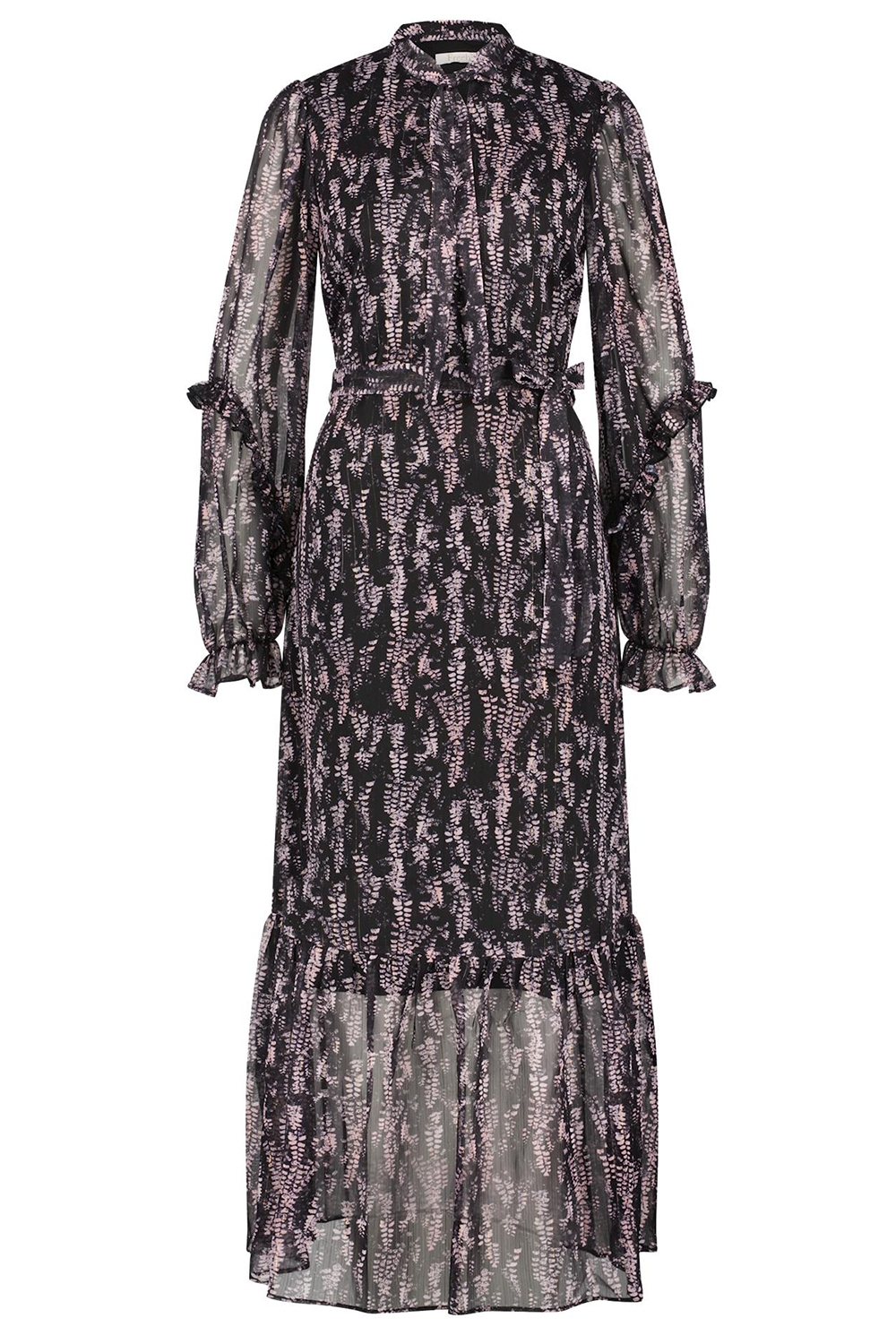 Freebird Maxi-jurk met print Celynna zwart