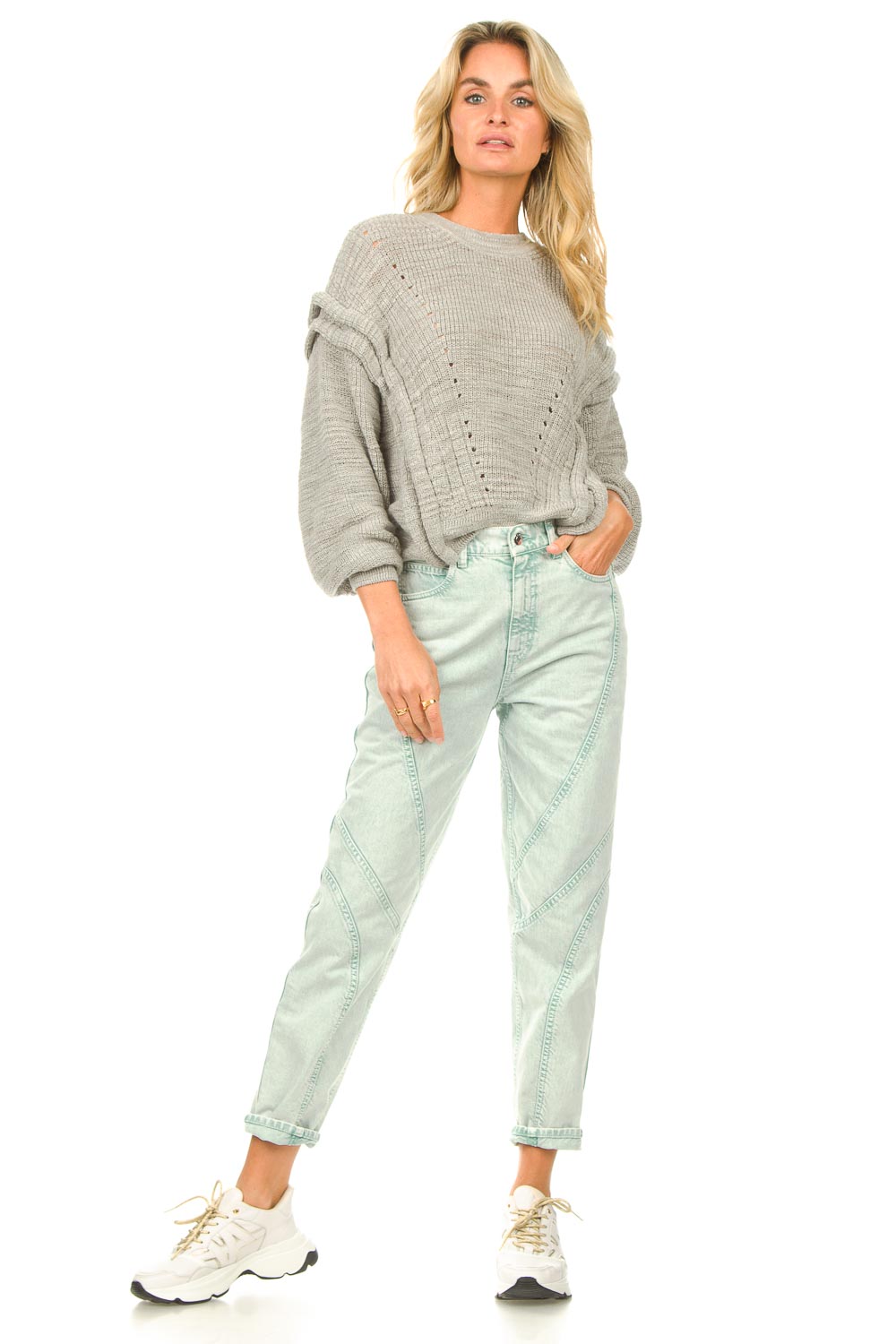 Look linen knitted Amos