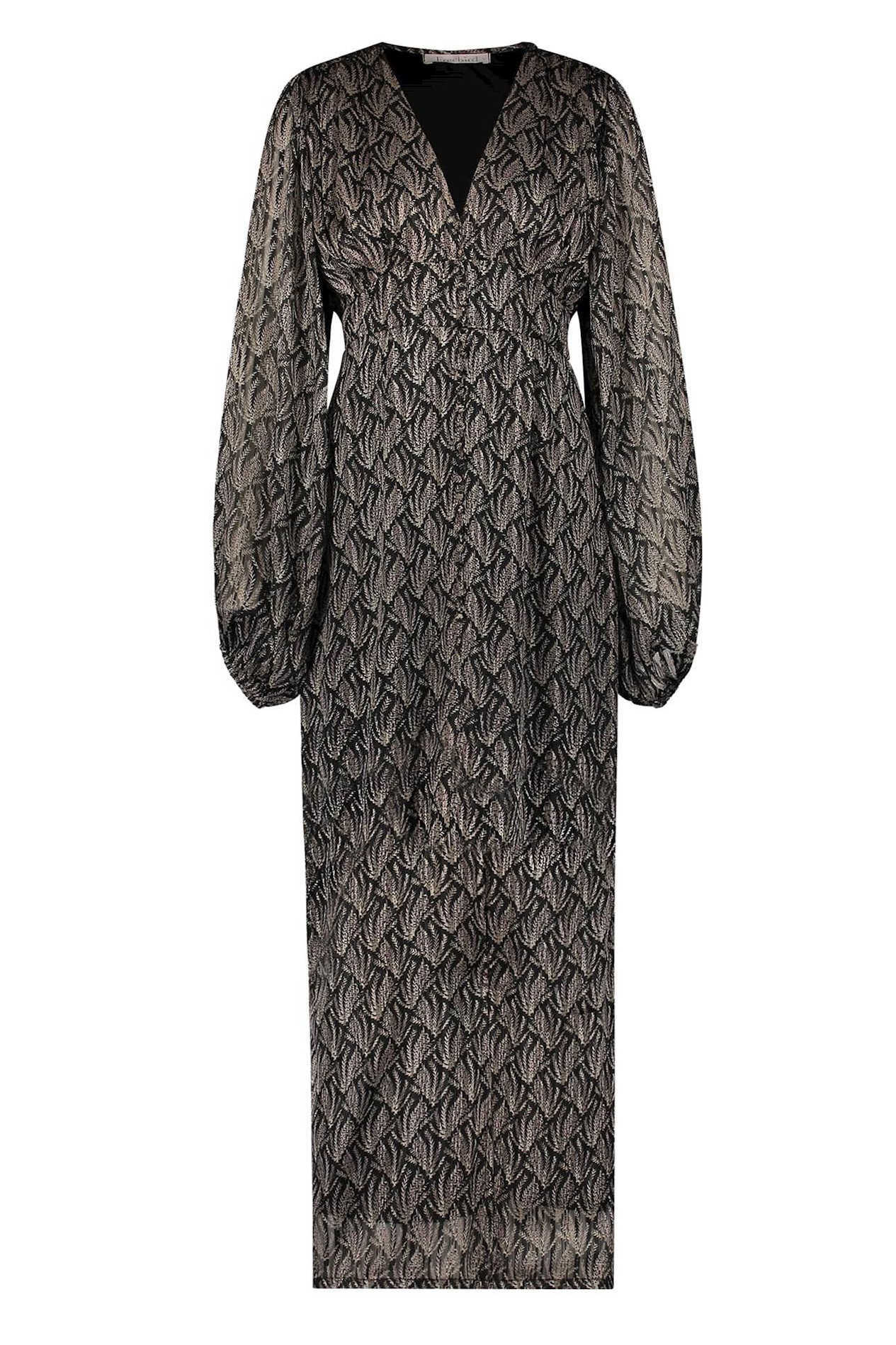 Maxi-jurk met gouden print Fajr Freebird Little Soho